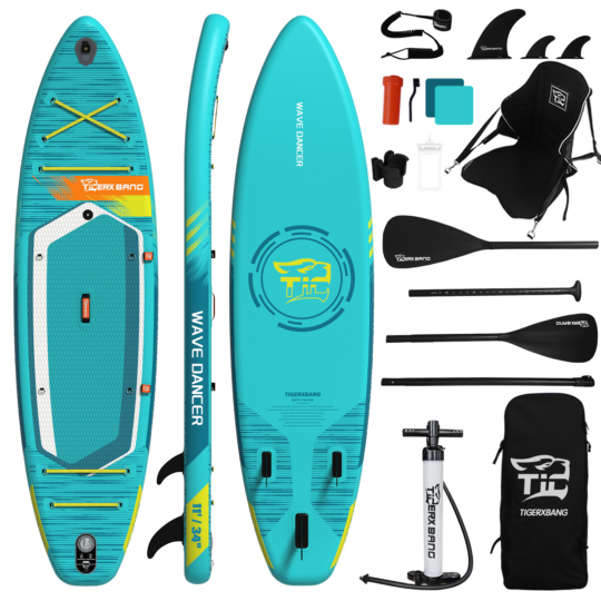 SUP gonfiabile 2 in 1 con sedile kayak incluso