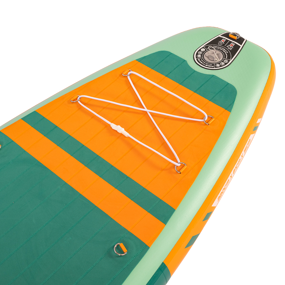 SUP Gonfiabile 10'6 Verde Menta Ridewave All-Around - 320 x 81 x 15 cm | Supmercato - immagine 6