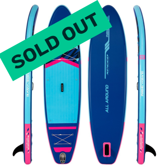 SUP Gonfiabile RIDEWAVE All-Around 10'6" x 32" x 6" BLU | Set Completo + Opzione Kayak