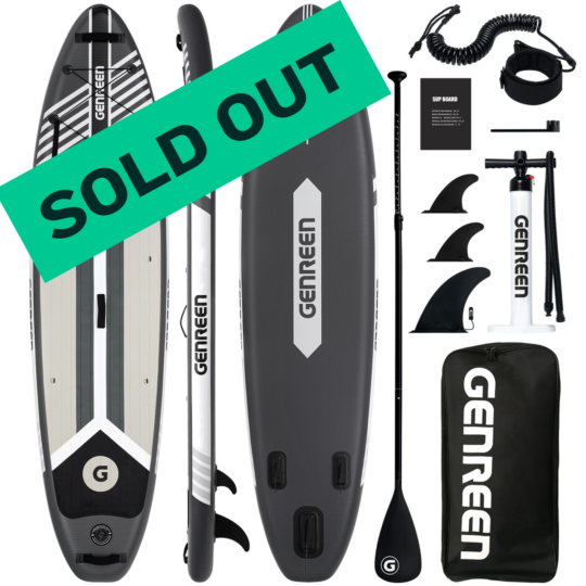 SUP Gonfiabile Genreen 11' x 32'' x 6'' All Round Grigio