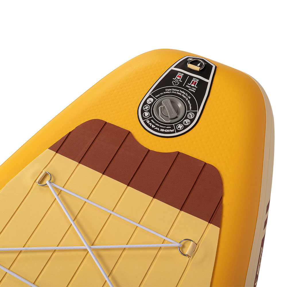 SUP Gonfiabile 10'6 Giallo California Ridewave All-Around - 320 x 81 x 15 cm | Supmercato - immagine 7