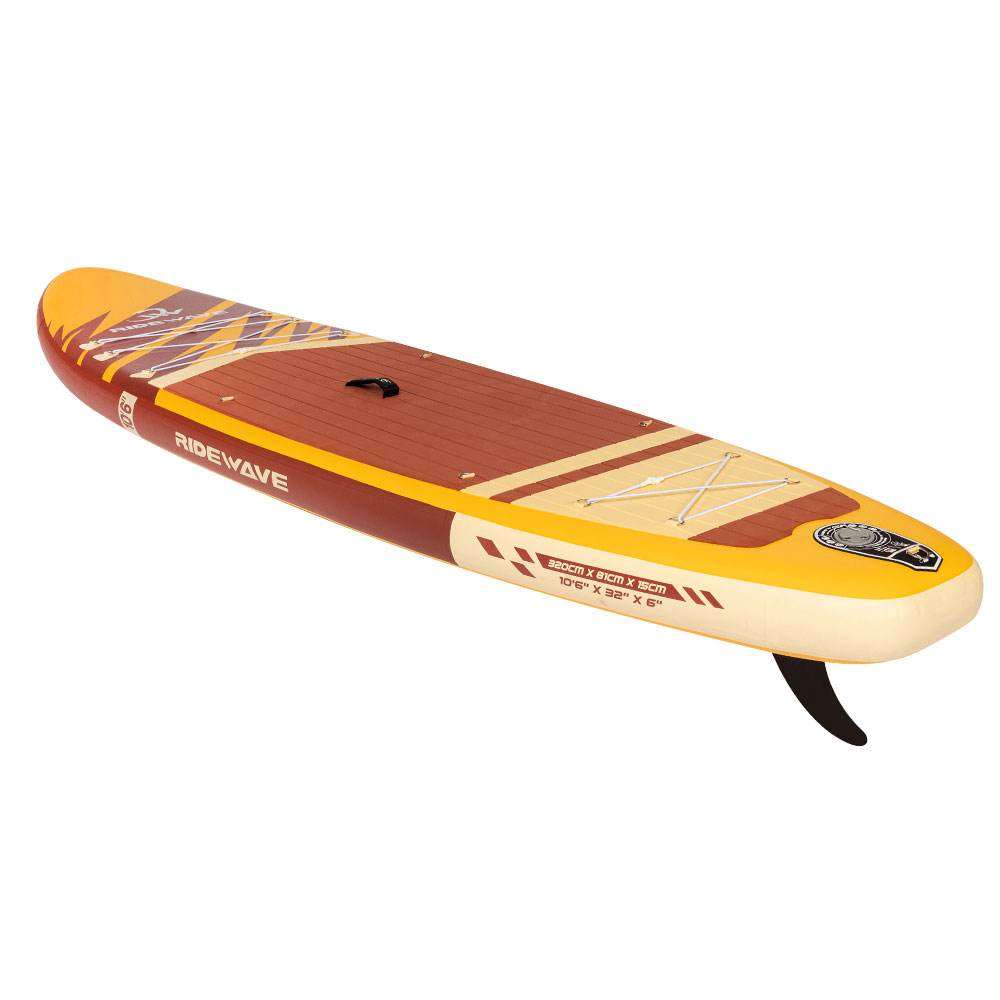 SUP Gonfiabile 10'6 Giallo California Ridewave All-Around - 320 x 81 x 15 cm | Supmercato - immagine 5