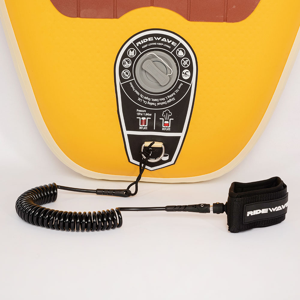 SUP Gonfiabile 10'6 Giallo California Ridewave All-Around - 320 x 81 x 15 cm | Supmercato - immagine 13