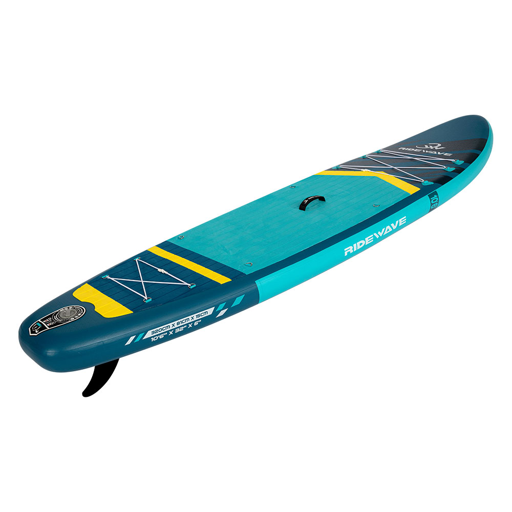 SUP Gonfiabile 10'6 Blu Petrolio Ridewave All-Around - 320 x 81 x 15 cm | Supmercato - immagine 9