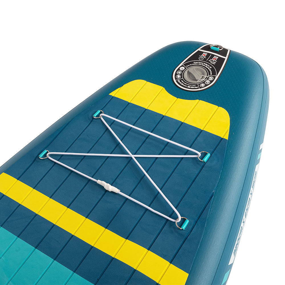 SUP Gonfiabile 10'6 Blu Petrolio Ridewave All-Around - 320 x 81 x 15 cm | Supmercato - immagine 7