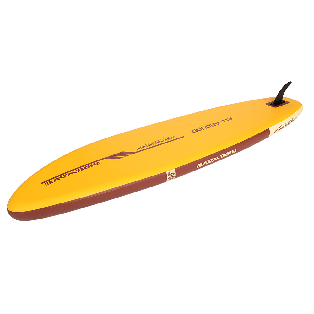 SUP Gonfiabile 10'6 Giallo California Ridewave All-Around - 320 x 81 x 15 cm | Supmercato - immagine 9